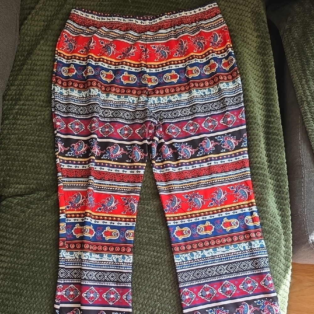 Colorful Patterned Women's Pants